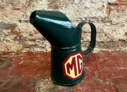decorative MG oil jug